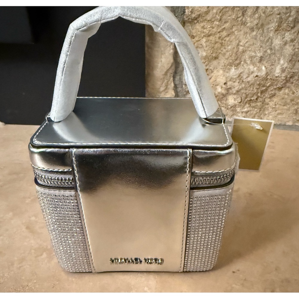 Michael Kors Silver Mini Bag